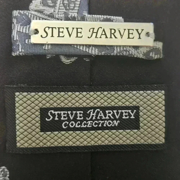 Steve Harvey Men's Paisley Silk Tie Elevate your style game - Picture 4 of 6